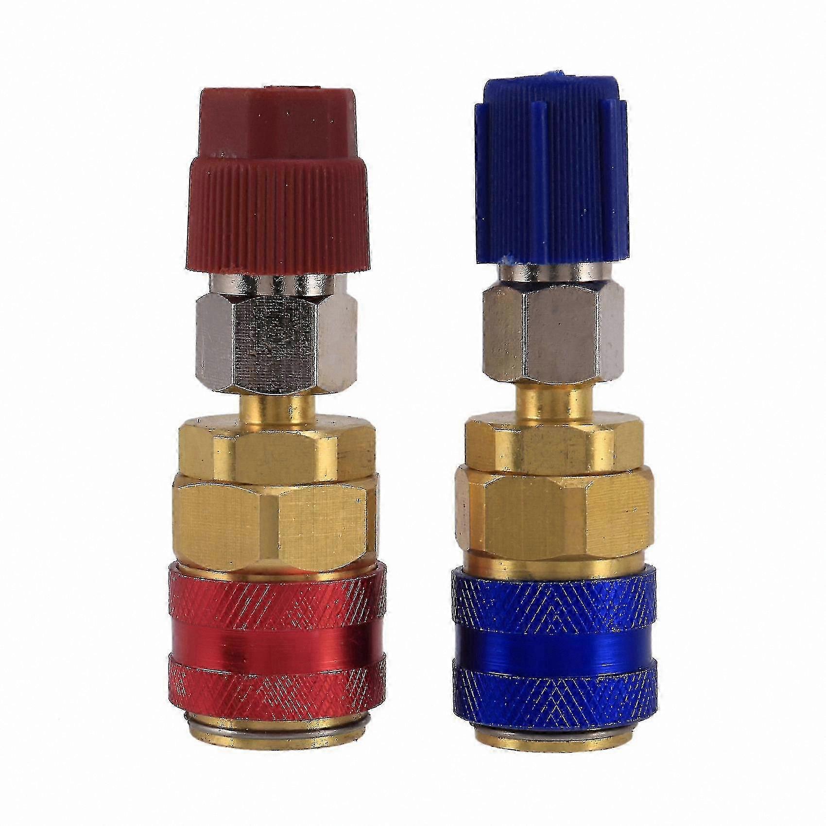 AC System High-Low Side Adapter for R134a Refrigerant Quick Connect Fittings