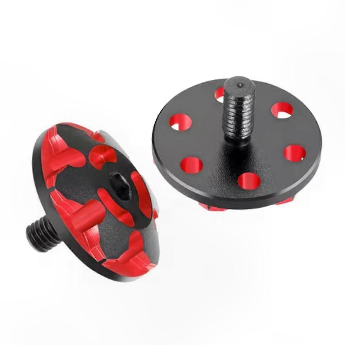 2PCS M3 Tail Wing Gasket Screws for 1/8 1/10 RC Car Upgrade Parts Accessory in Black Red Style A