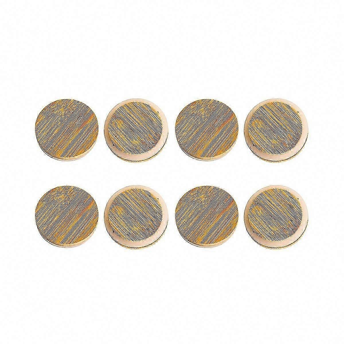 Wooden Jar Lids 8 Pcs - Bamboo Storage Lids for Mason Jars, Reusable Regular Mouth Ball Jar Lids