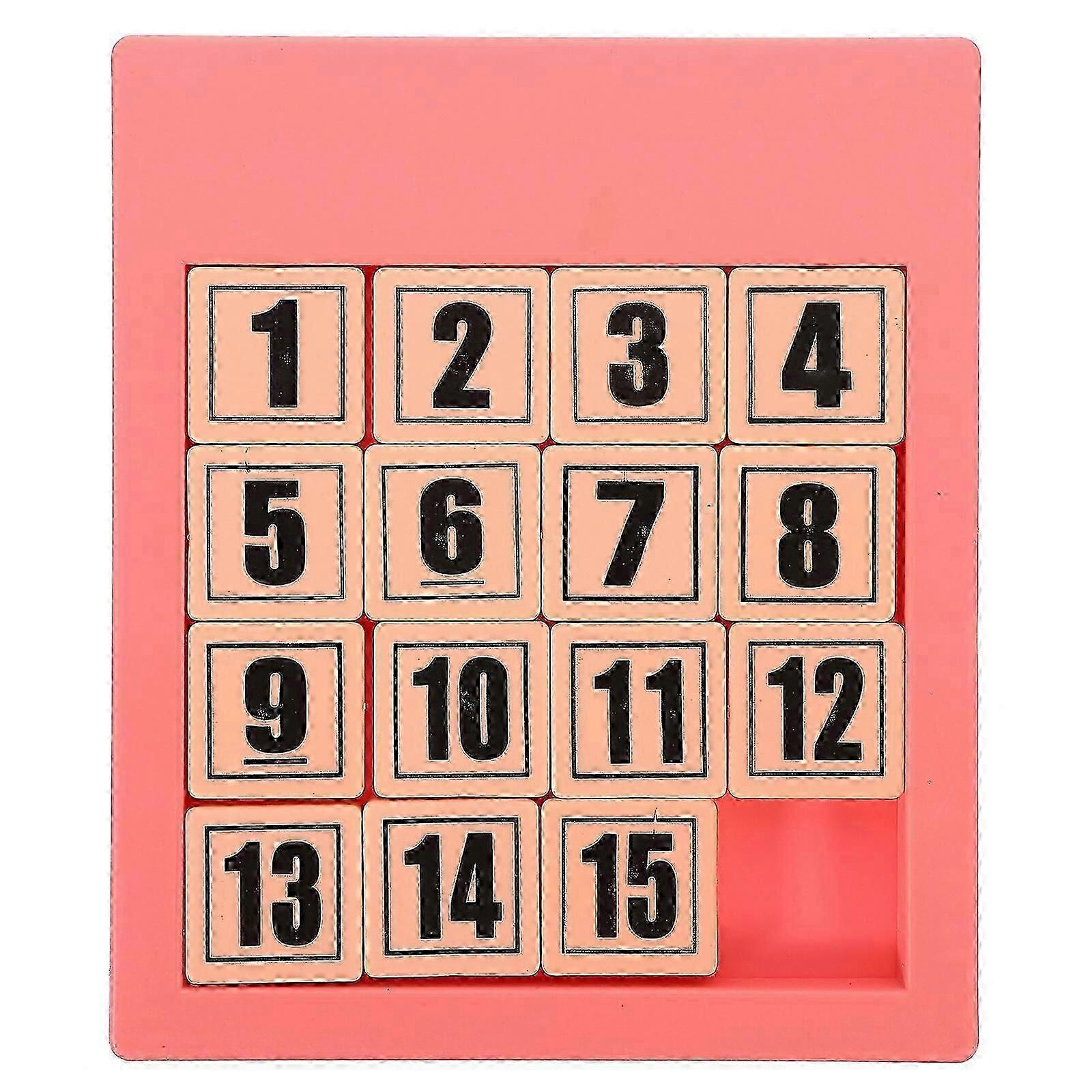 Sliding Number Puzzle Number Puzzle Toy Colored Number Cognition Plaything