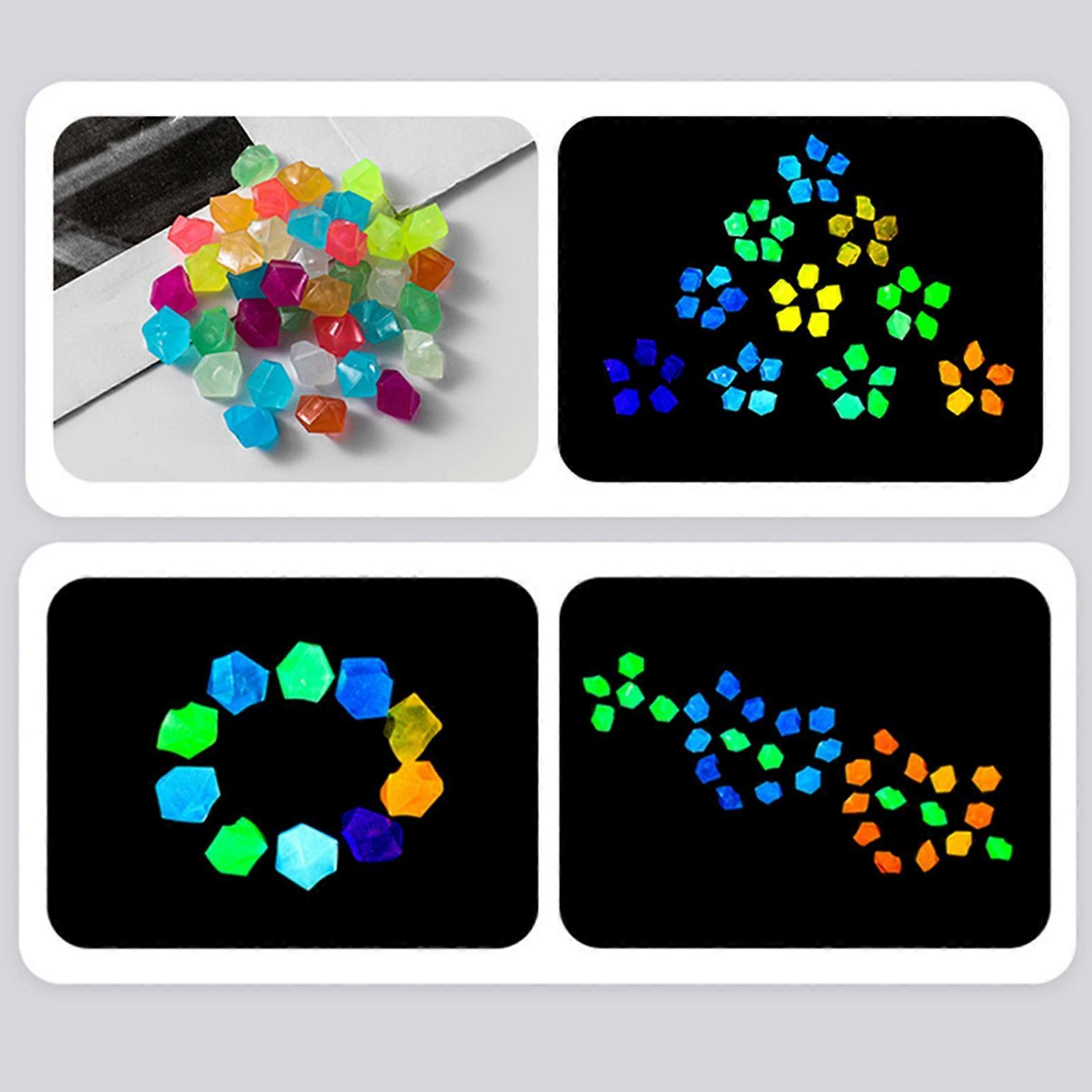 Fish Tank Luminous Stone Mini Small Luminous Pebbles for Fish Tank Aquarium Bonsai Yard Decor