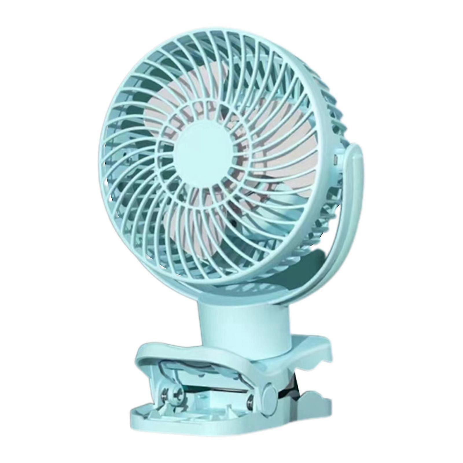 Magnetic Clip 8000mAh Rechargeable 4 Gears Hanging Ceiling Fan with LED Light for Camping