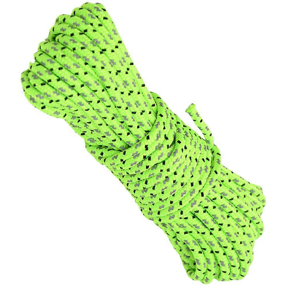Wind-Proof Canopy Ropes Camping Accessories Outdoor Emergency Green Polyester Fixing 1Set
