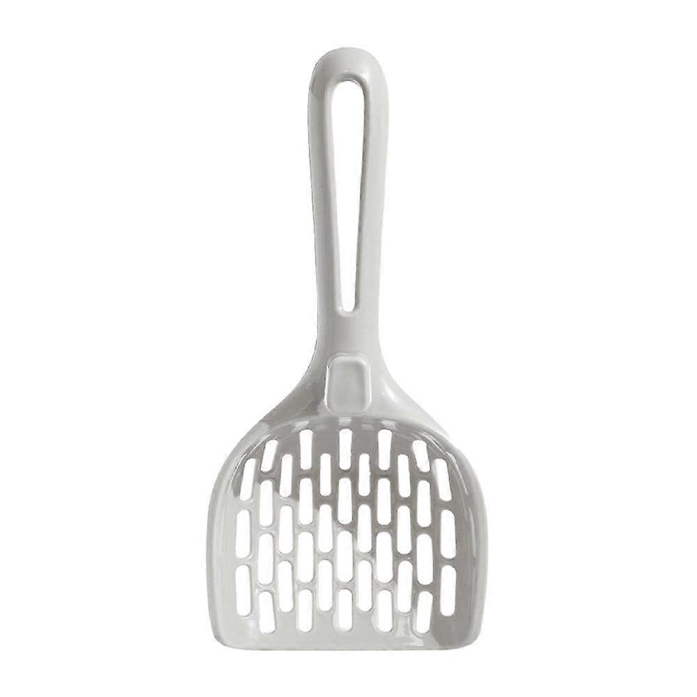 Cat Litter Scoop with Wide Slats for Pine Pellets, Durable Plastic Litter Sifter, Easy Sifting Kitty Litter Scooper