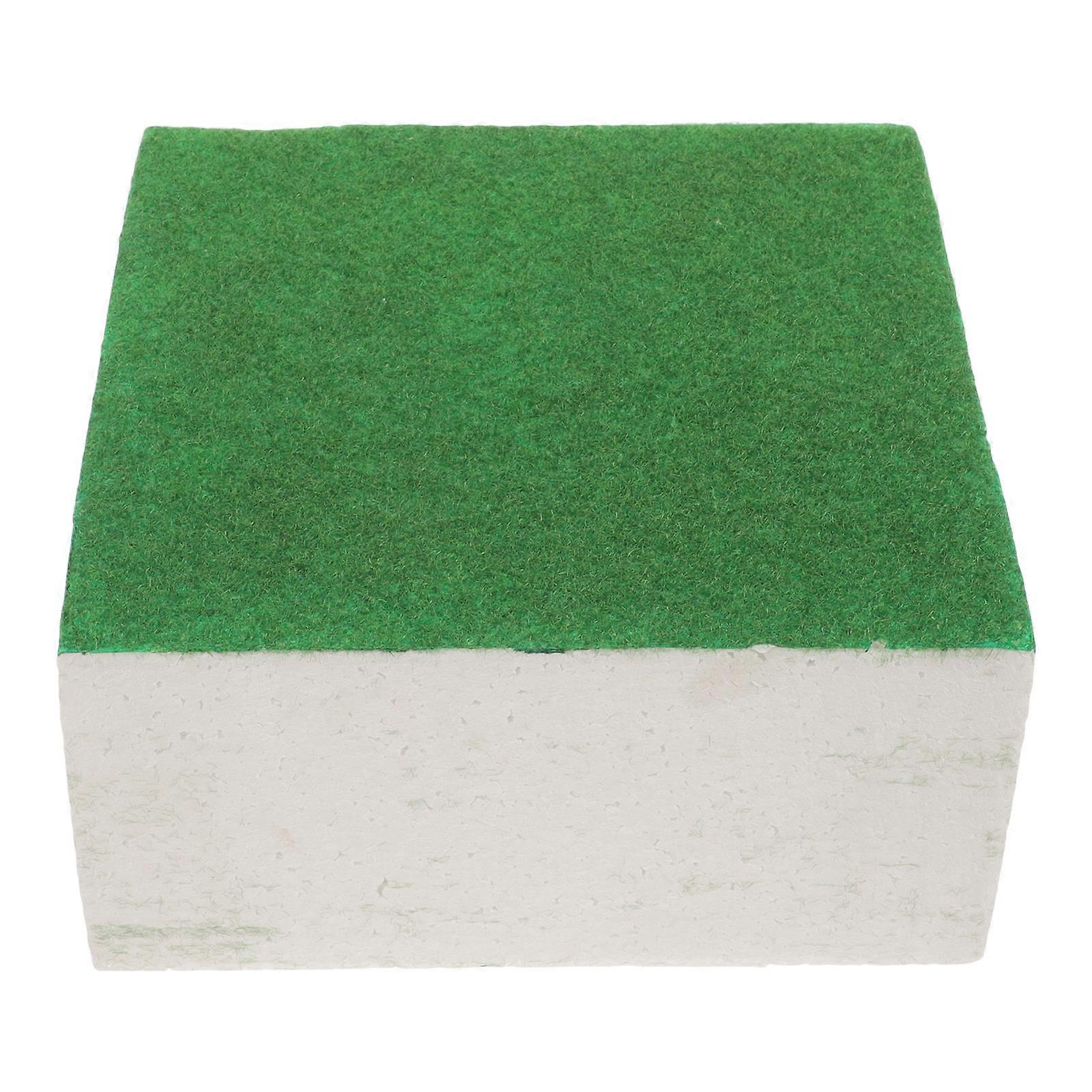 Floral Bricks Flower Block Square Flower Arrangement Base Foam Green for Stem Fixation 1Set