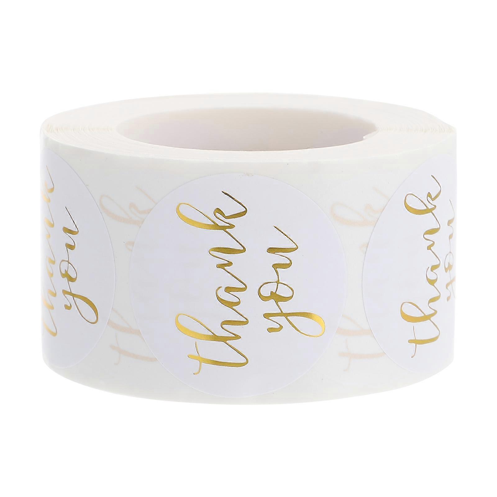 Thanksgiving Thank You Stickers Roll for Greeting Cards Family Handmade 1roll