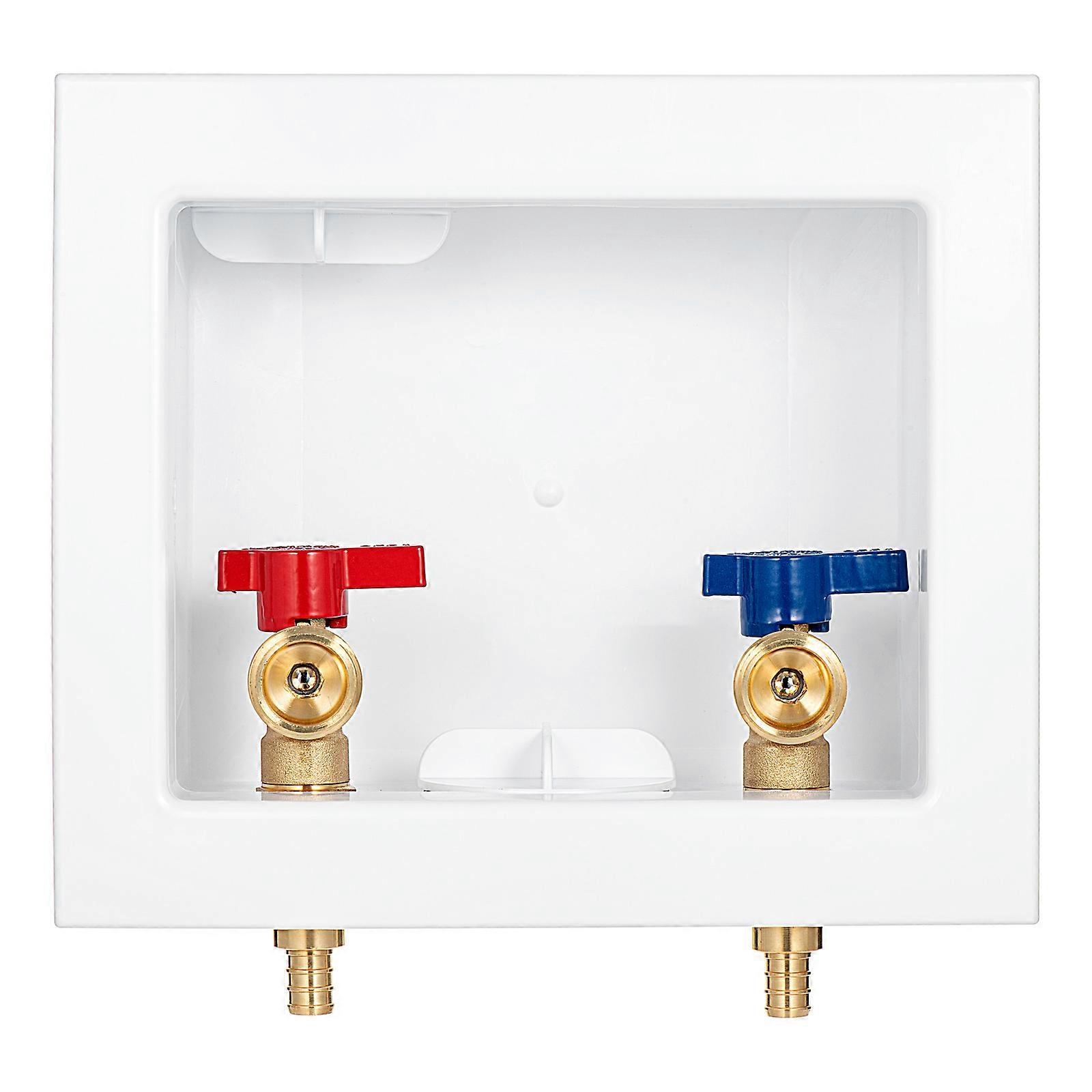 1/2inch Washing Machine Link Exit Tight Closures Framework Plastic Washing Machine Outlet Box Upgrades for Washing Unit Multicolor