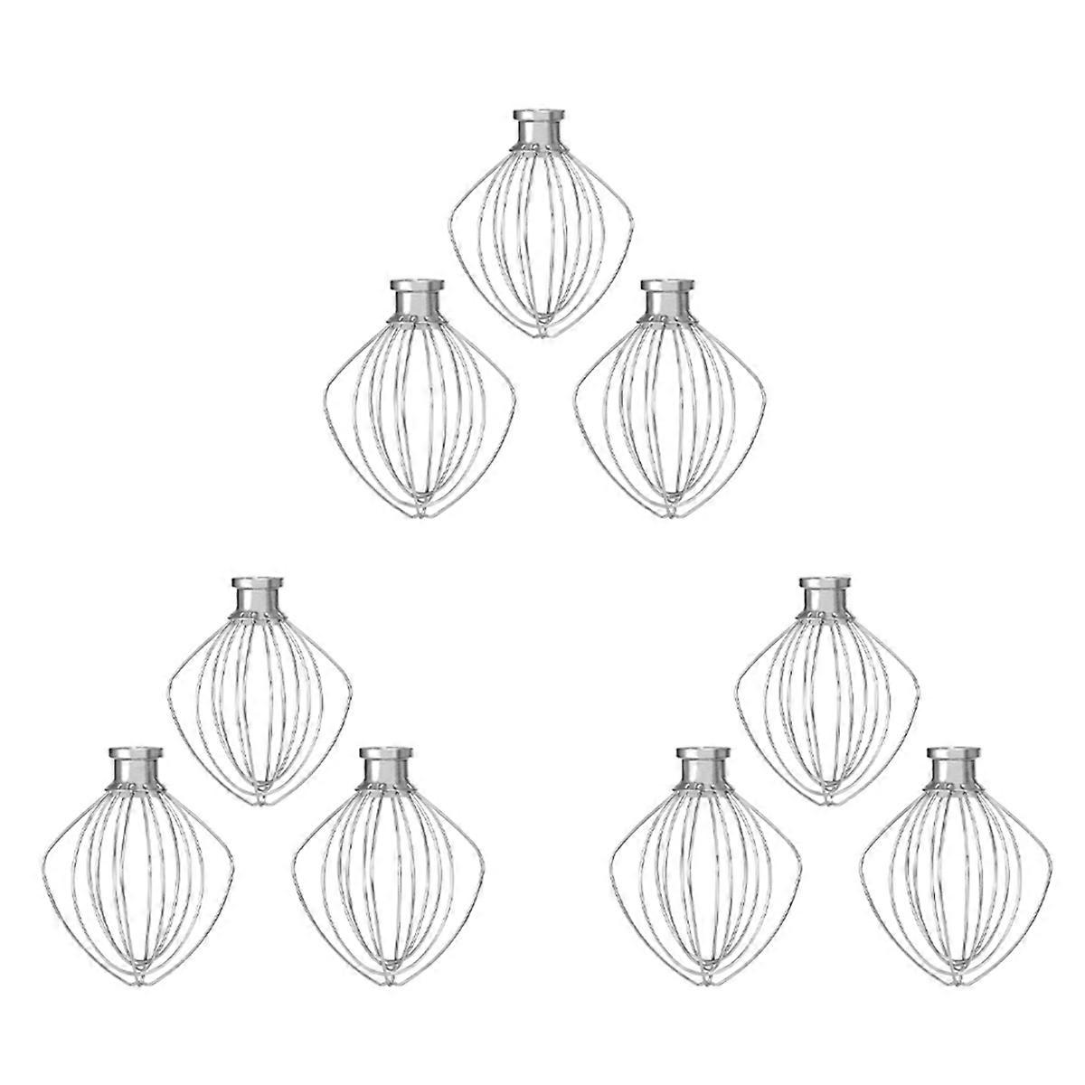 9PCS Whisk Replacement Attachment for Tilt-Head Stand Mixer, K45WW Wire Whip Beater for Egg Heavy Cr