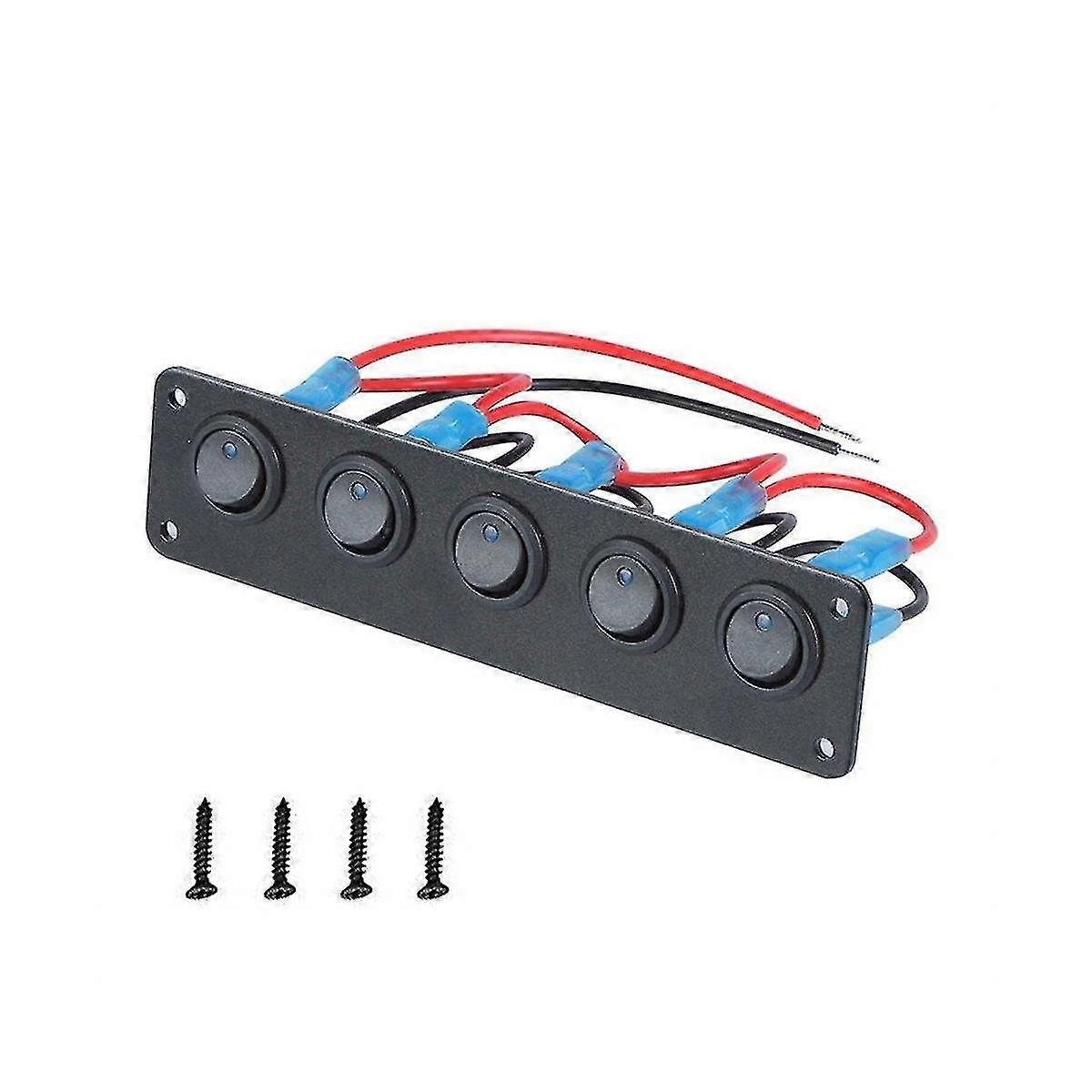 5 Bit 's Eye Combination -type Switch with Panel Modified Rocker Sw...