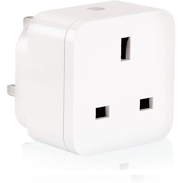 Zigbee 13A Plug-In Adapter UK Smart Socket (ZigBee 3.0) mit Energieüberwachung, funktioniert mit Home