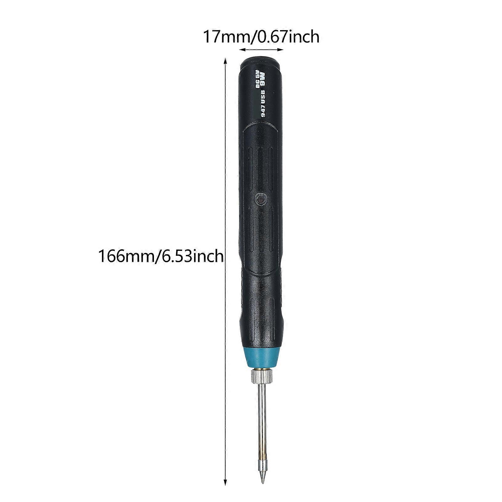 5V 9W Mini USB Soldering Iron Kit with LED Display, Model 947