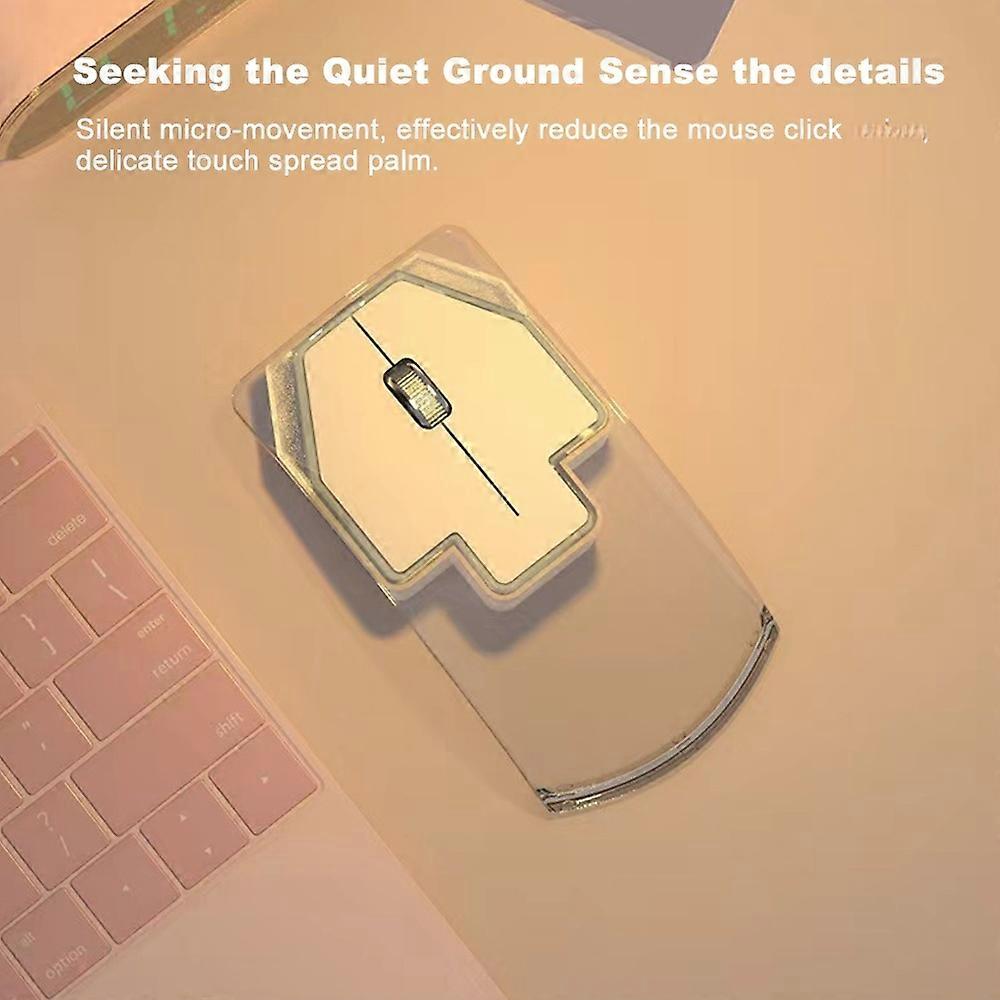 Wireless Silent Charging Mouse for Laptop Three-Mode Connection Ergonomic Design 1600 DPI