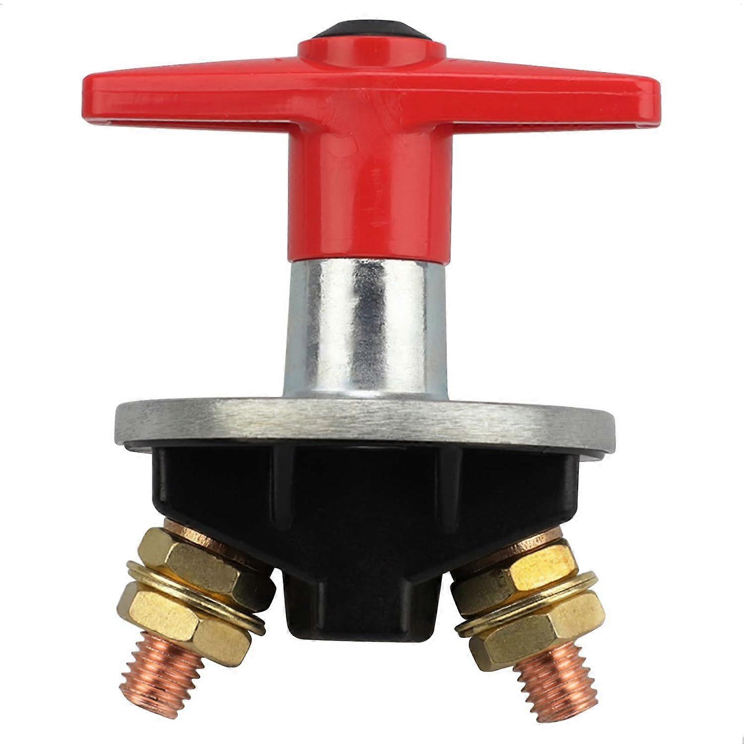 Car Battery Isolator Switch-Leakproof Button Type Battery Master Switch