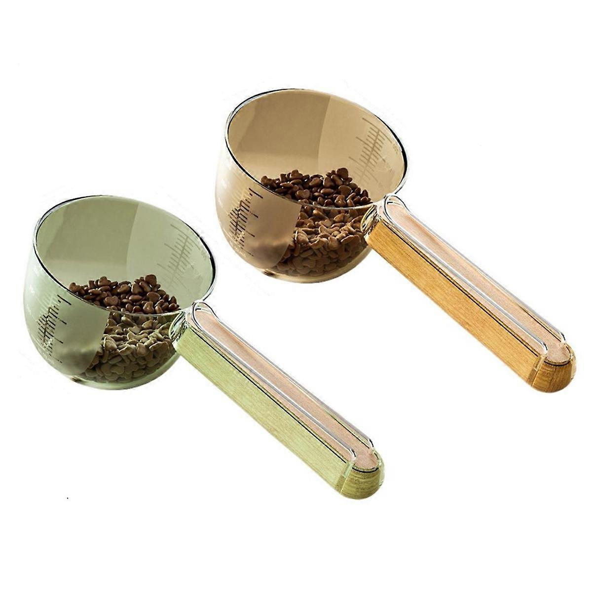 Pet Measuring Cup with Sealing Clip Design for Dog Cat Food Scoops