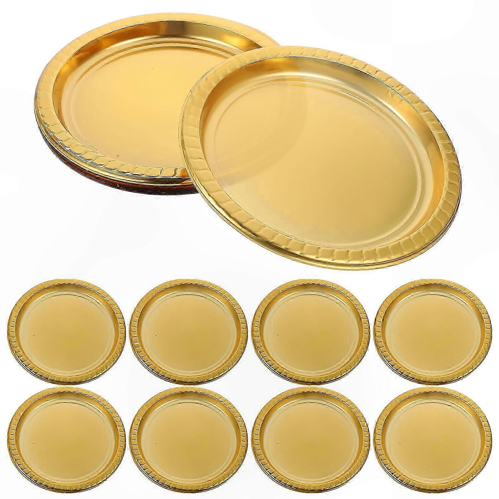 20-Pack Biodegradable Plates for Food, Fruit & Party Serving