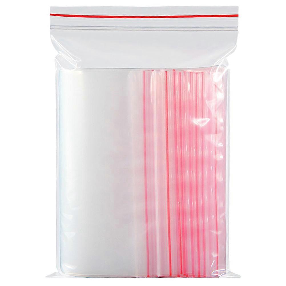 Clear PE Sealing Bags for Storage Use Easy to Open and Close with 100Pcs Transparent Small Bags