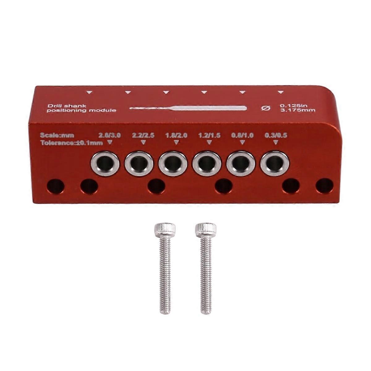 3.175mm Drill Shank Positioning Module T0012-A Drill Positioner for Scale Model Building Round Rod Center Locator