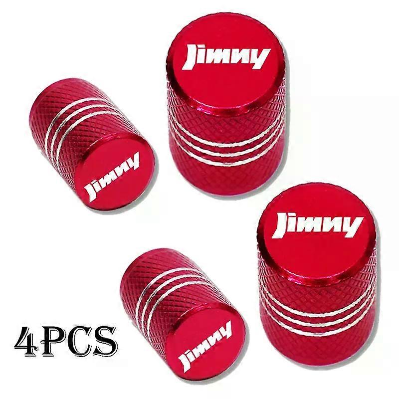 4PCS For Suzuki Jimny jb64 jb74 jb43 jb53 jb32 Accessories Car Wheel Tire Valve Caps Tyre Stem Covers Airdust Waterproof