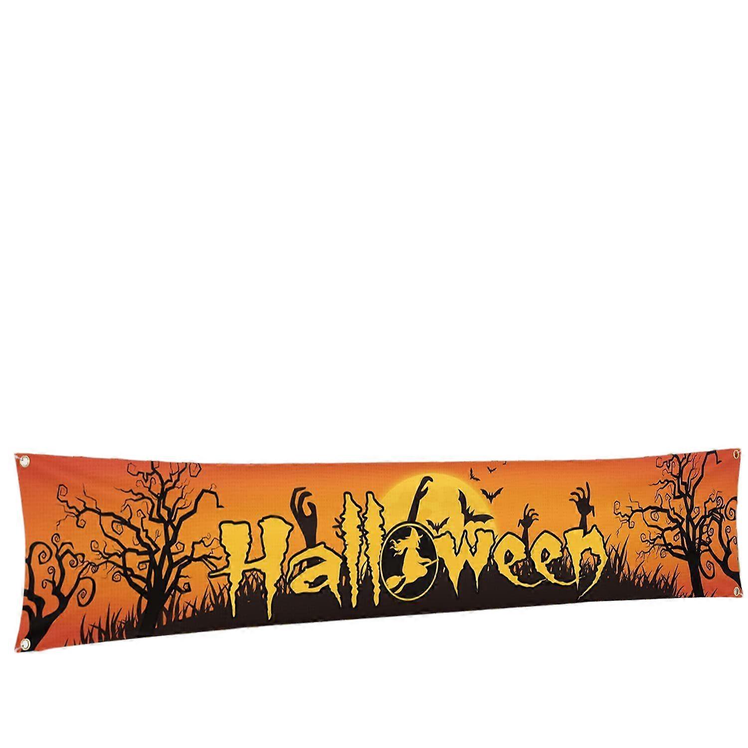 Banner decorations, 13 colors, 300×50 cm, suitable for multiple scenarios to enhance the Halloween atmosphere
