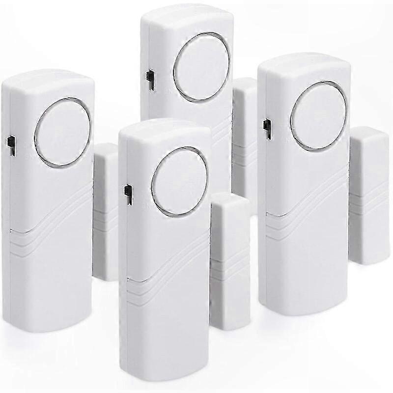 Wireless Window Alarm with Magnetic Sensor for Home Security 100dB Alert System Anti-Intrusion Detection Device