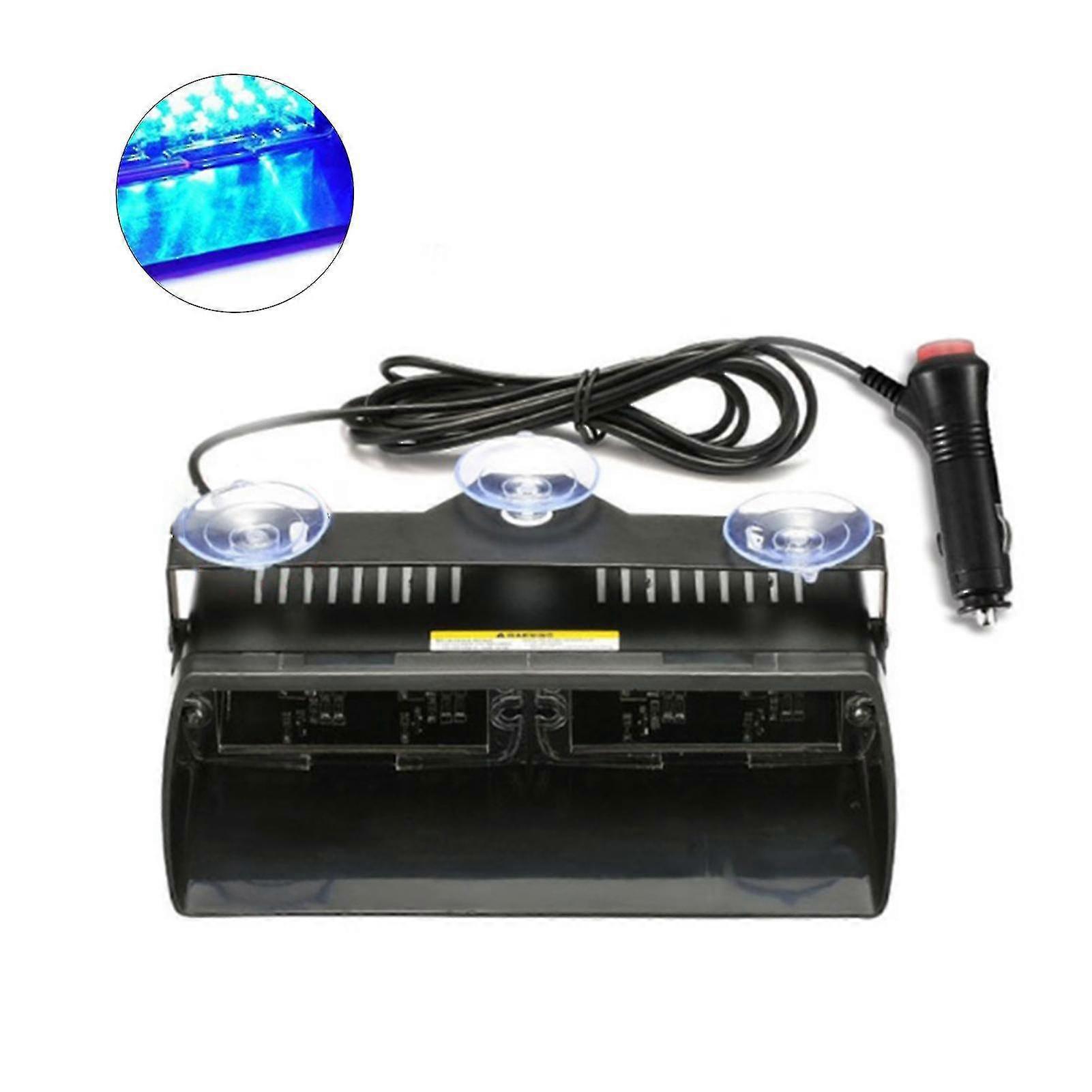 16 LED Emergency Strobe Light for Vehicle Windshield Hazard Warning