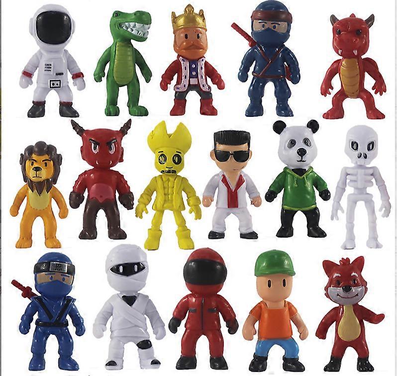 16pc Stumble Guys Action Figure Kawaii Anime PVC Game Model Statue Set