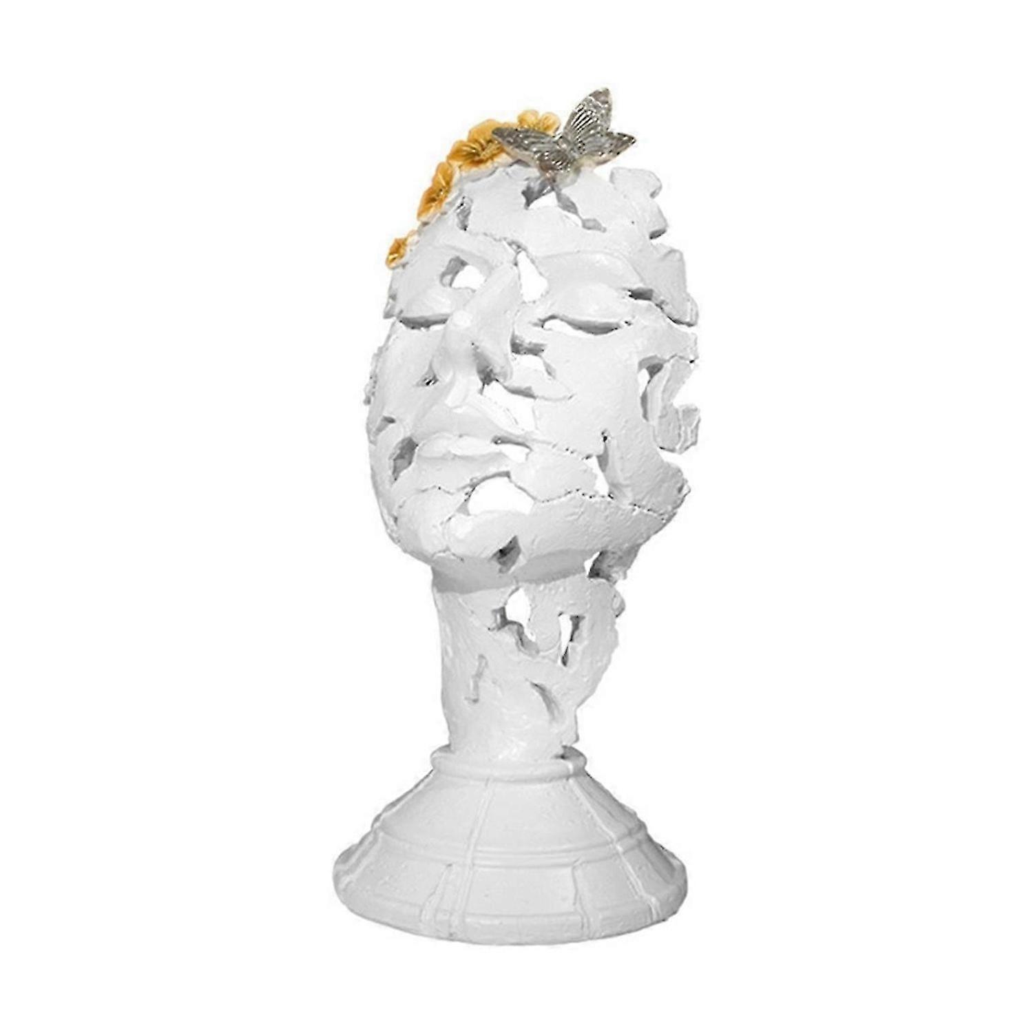 Veranda Stuedekorasjon Harpiks Håndverk Hvit