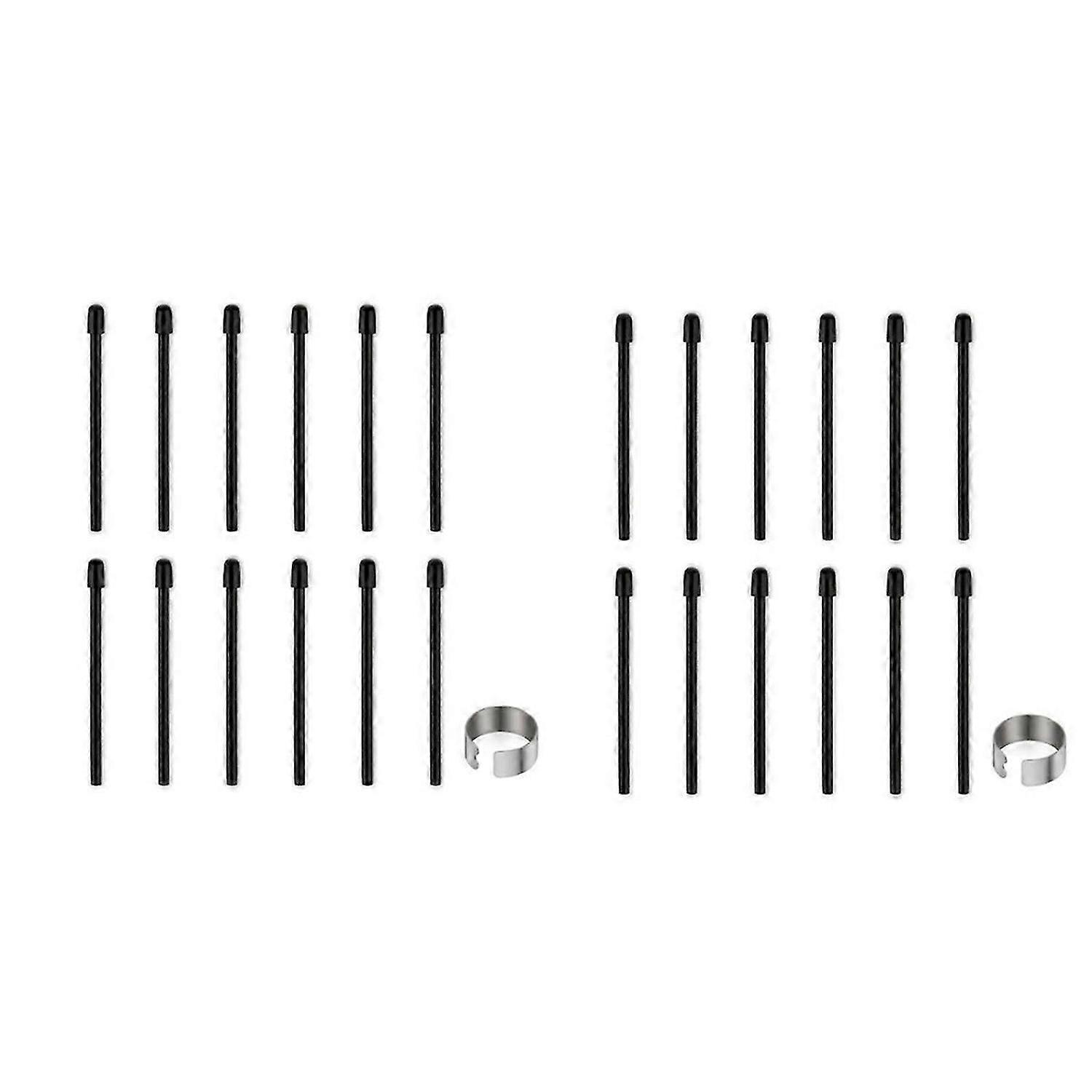 Standard Pen Nibs, 12Pcs Black Refill Pen Tips for Intuos Pro