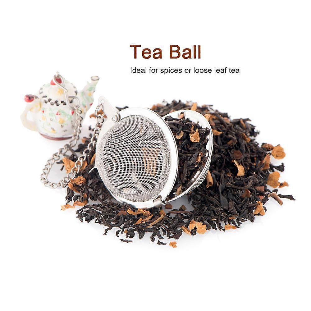 2pcs Stainless Steel Tea Ball Infuser Strainers 4cm Durable