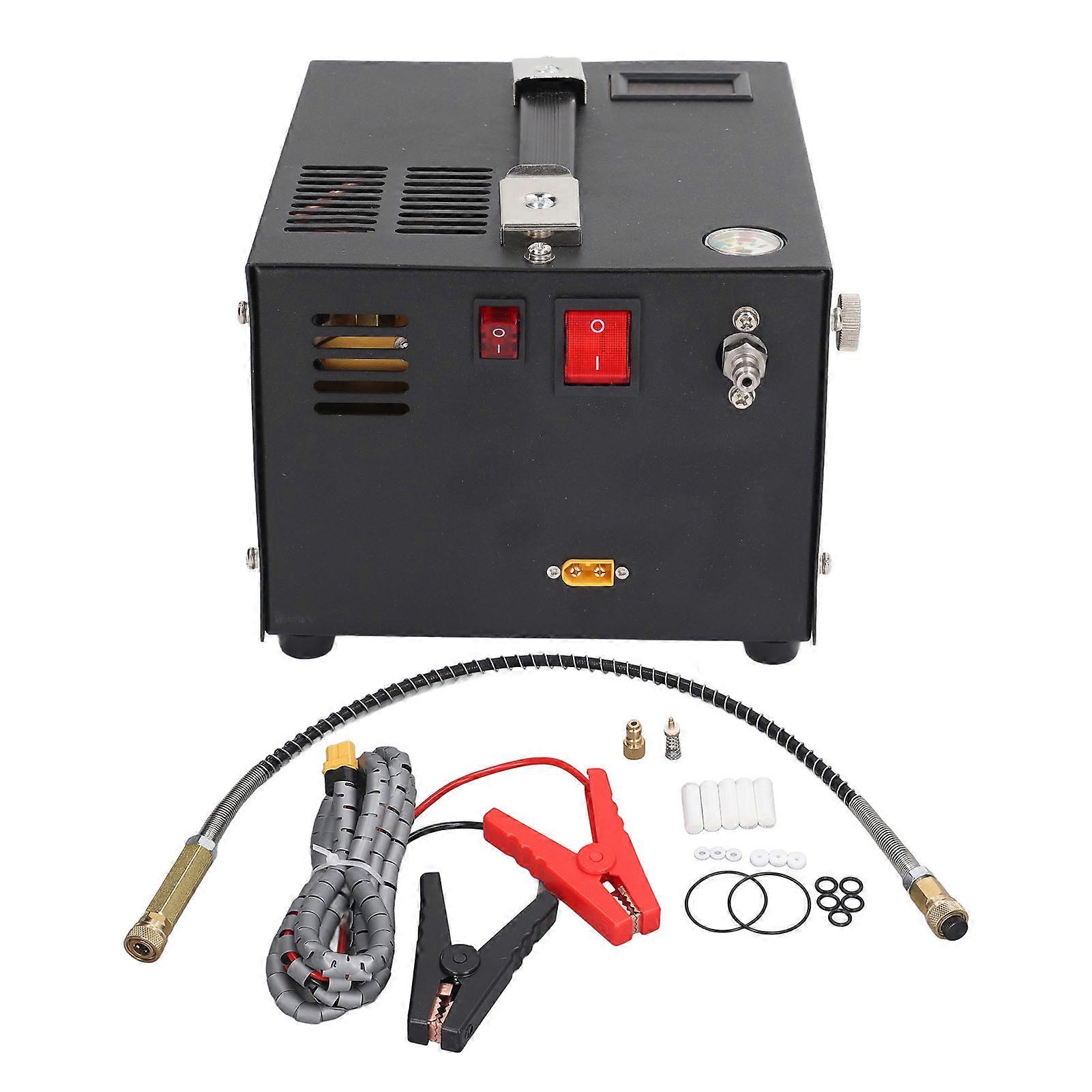 Compresseur d'air portable 4500 psi 30 MPa 12 V haute pression sans huile pour réservoir de paintball