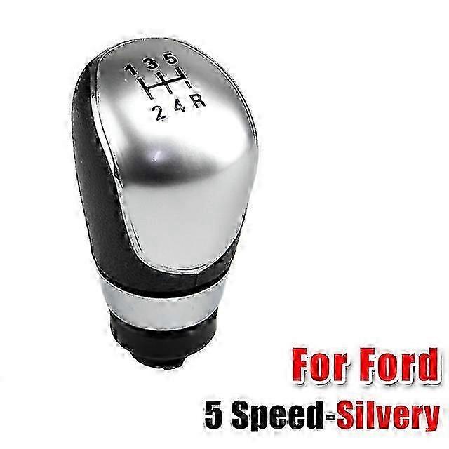 5/6 Speed Gear Shift Knob Lever Handball For Ford Focus 2 Mk2 Fl C-max 2006-2011 Mk3 Mk4 Mk7 Galaxy Gaiter Boot Leather Cover