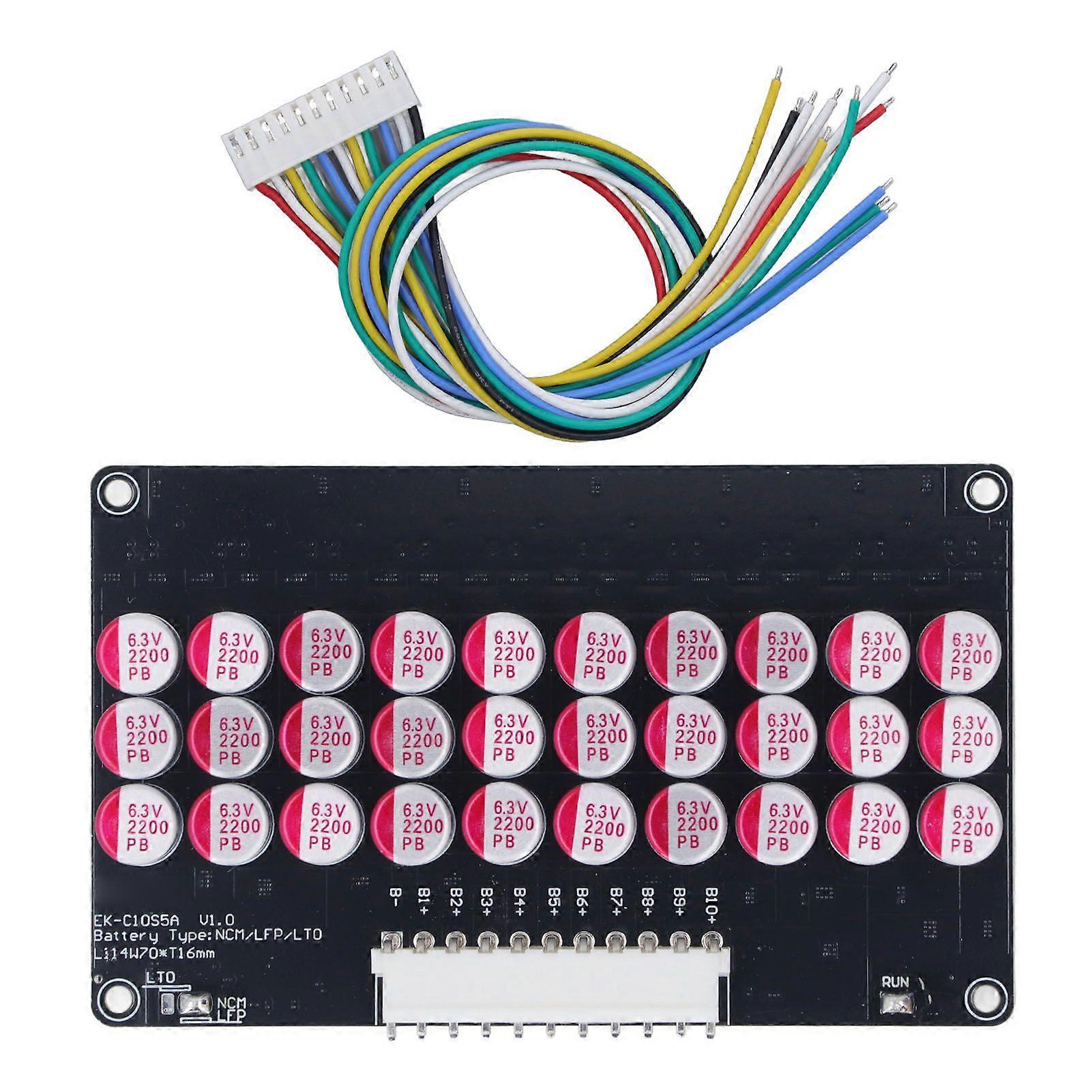 5A Capacitor Active Equalizer Balancer Lithium Battery Energy Transfer Active Equalization Module 810S