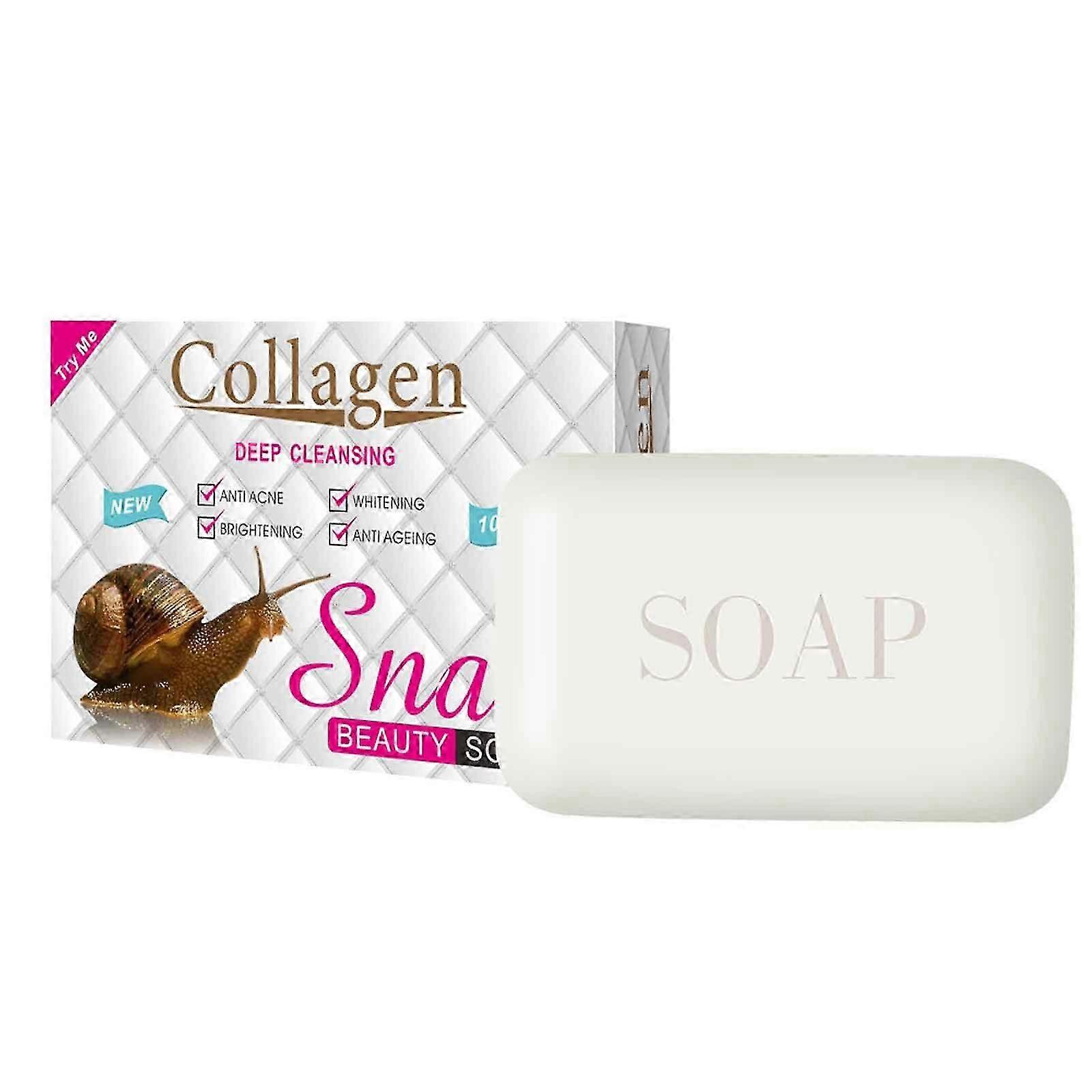 Snail Hand-made Soap Moisturizing Water Brightens The Face Soap Oil Hand-made Soap Snail Soap Moisturizing