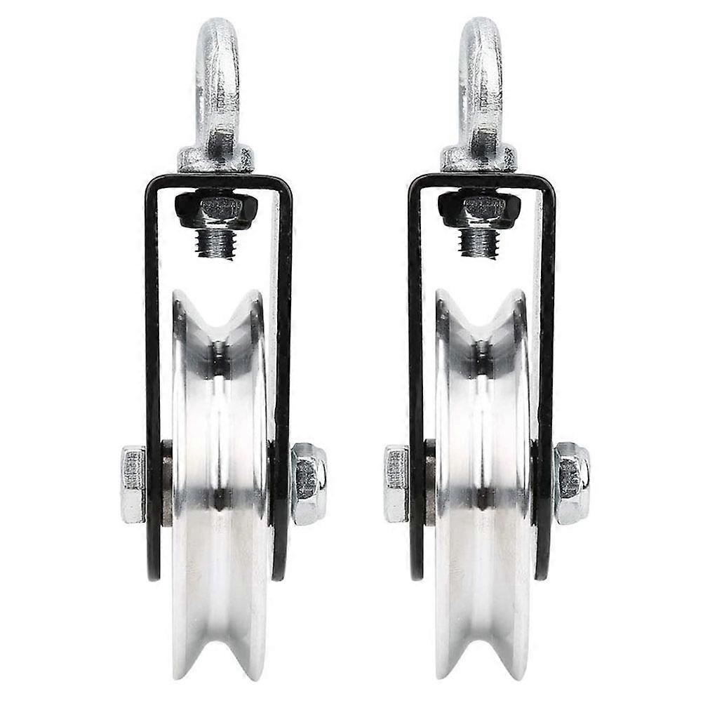 Bearing Lifting Pulley Strength Training Accessory for Gym 4Sets Pulley
