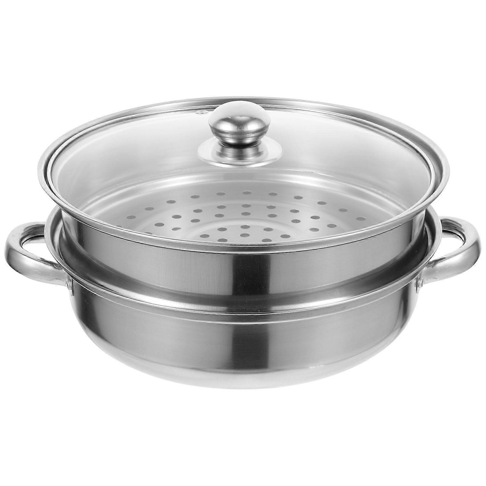 Edelstahl Dampf Topf Lebensmittel Dampfer Griff Design Dampfer Topf Doppel-schicht Dampfer