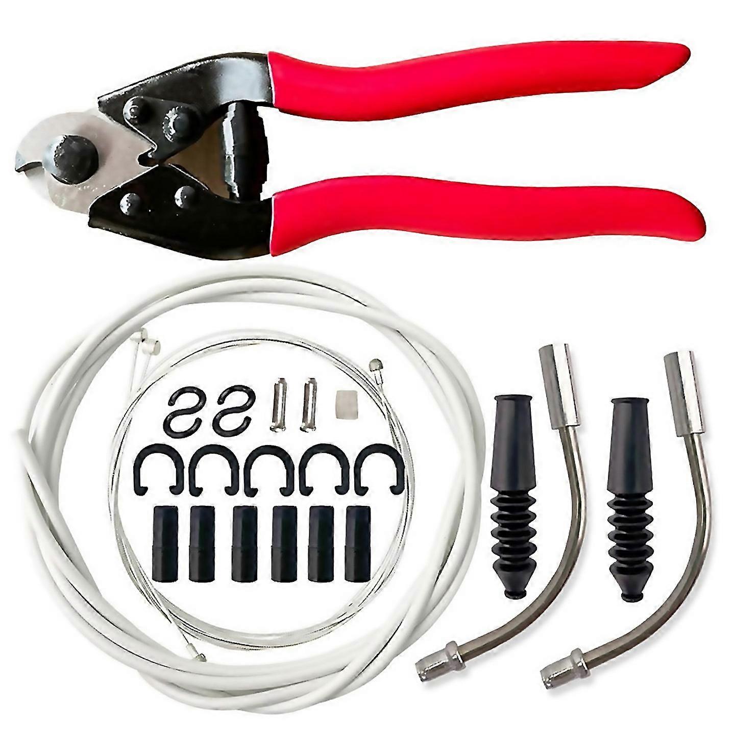 For Universal Bike Shift Cable Housing Kit White