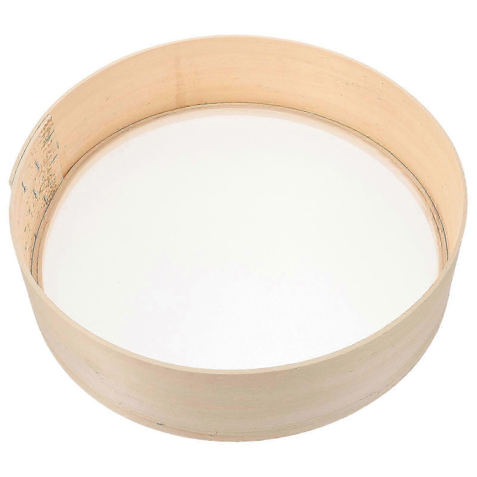 Manual Flour Sifter Wood Material Sifting Flour And Cocoa Powder 1Pack