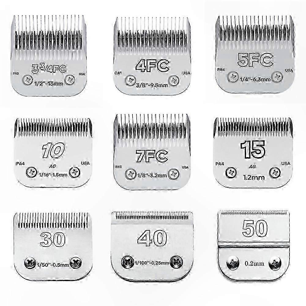 A5 الأليفة ماكينة قص بليد ، مطلية بالسيراميك ، متوافقة مع Andis و Oster Clippers