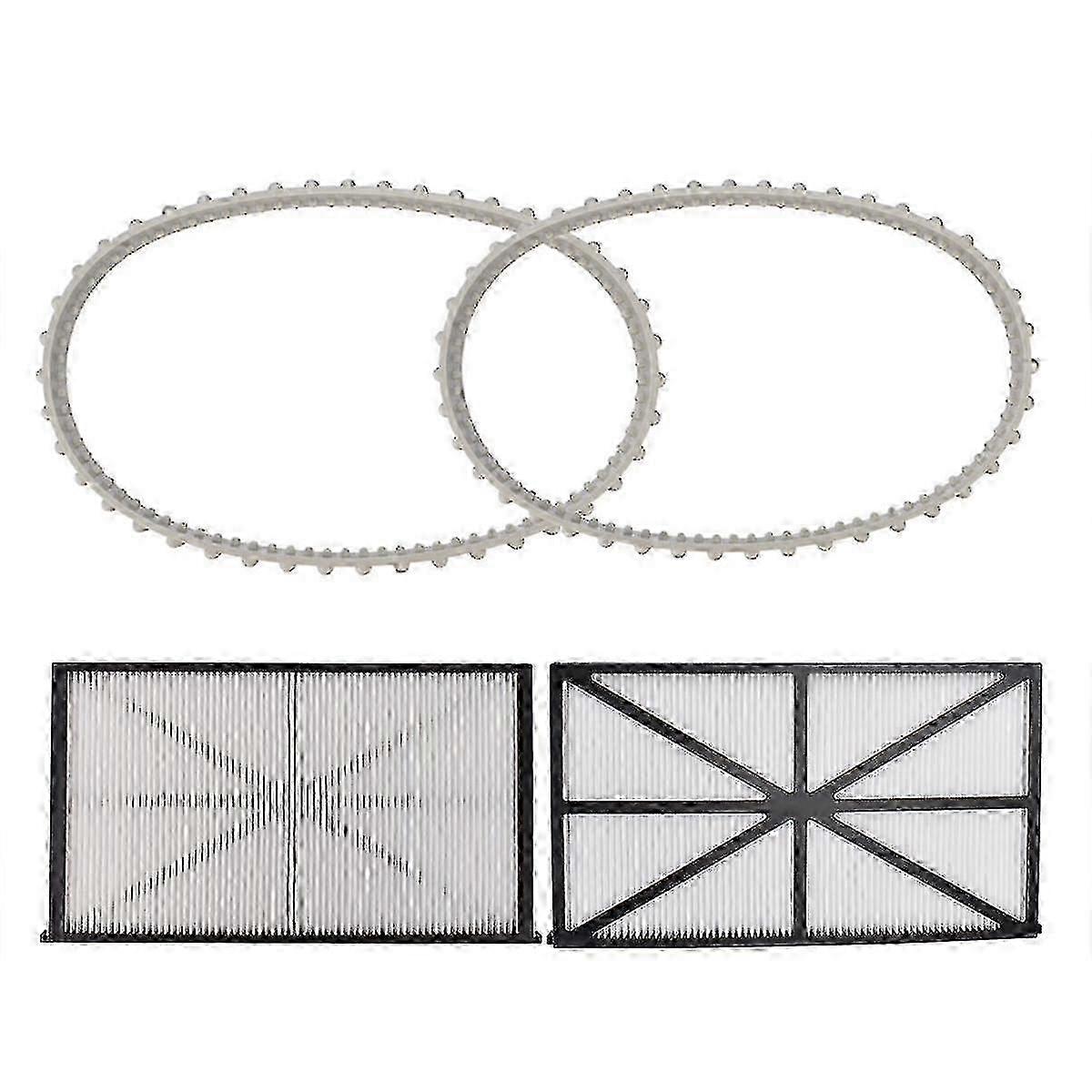 Replacement Filter Cartridges and Drive Belts for Hayward Aquavac Tiger Shark and SharkVac RC9950 Pool Cleaners