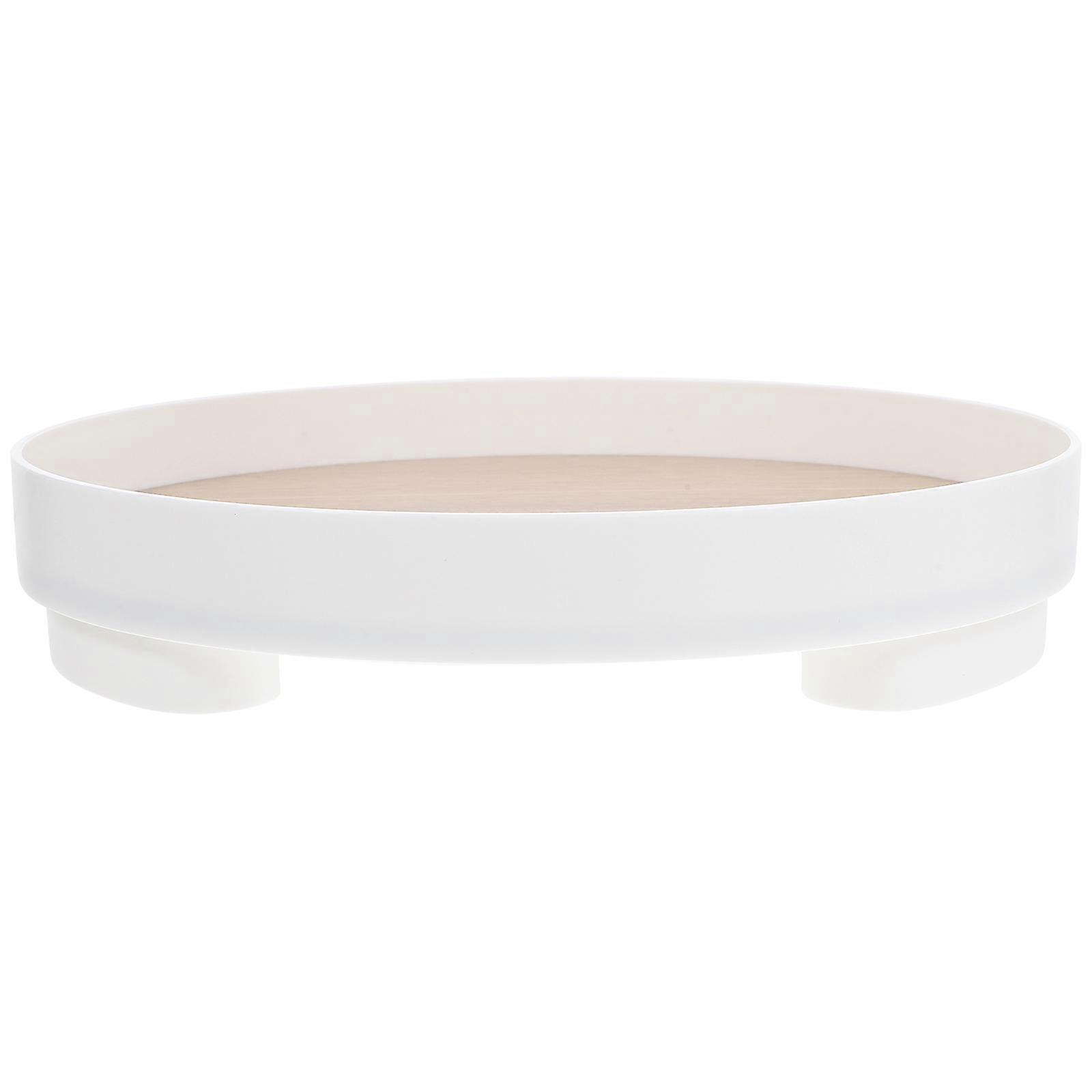 Jewelry Organizer 2Pcs Khaki Desktop Storage Plate Rectangular Shape Suitable For Home Office And Bathroom Featuring Key Storage