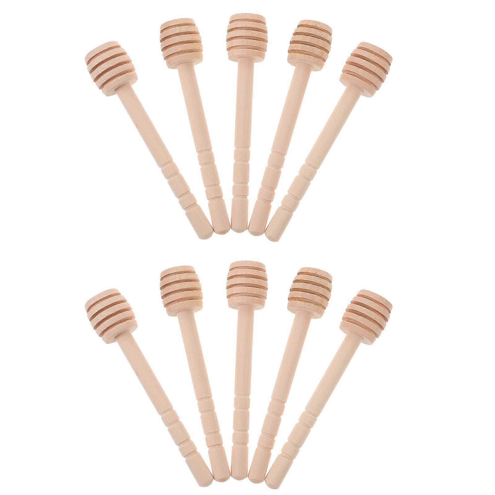 30 Pcs Honey Dispensing Wooden Honey Dippers For Jam Syrup And Honey Collection Stylish Design For Everyday Use
