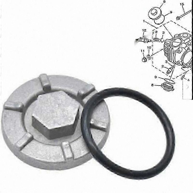 Replacement Oil Drain Plug with Seal Ring for ATV Grizzly 450 600 YFM450FG YFM600FH 4WD Models