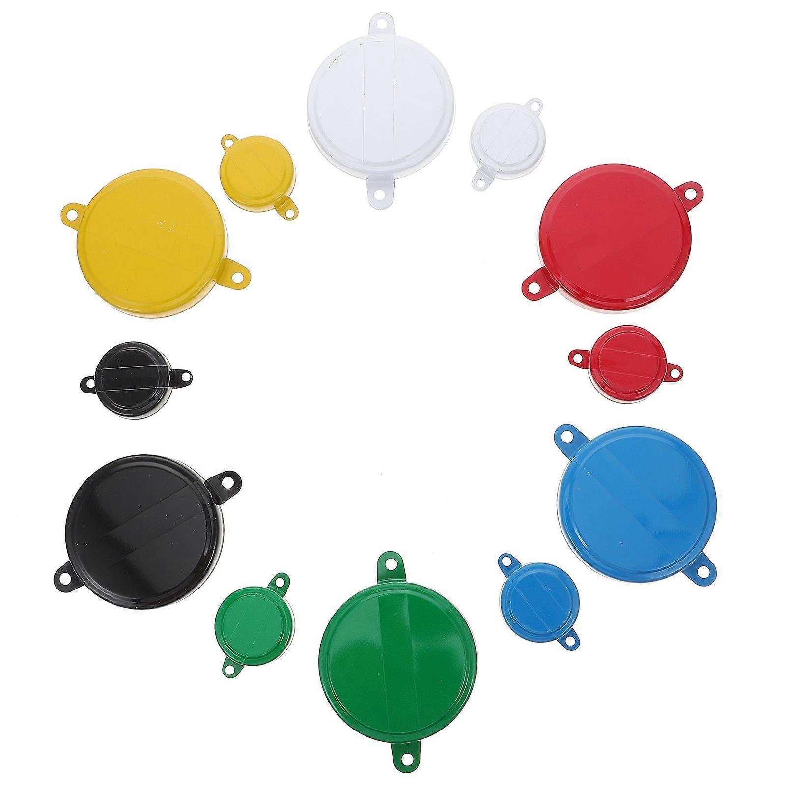 Oil Drum Seal Caps 40 Sets Airtight Protection For Storage Containers 9.5X6.9X1CM Assorted Color Durable Sealing