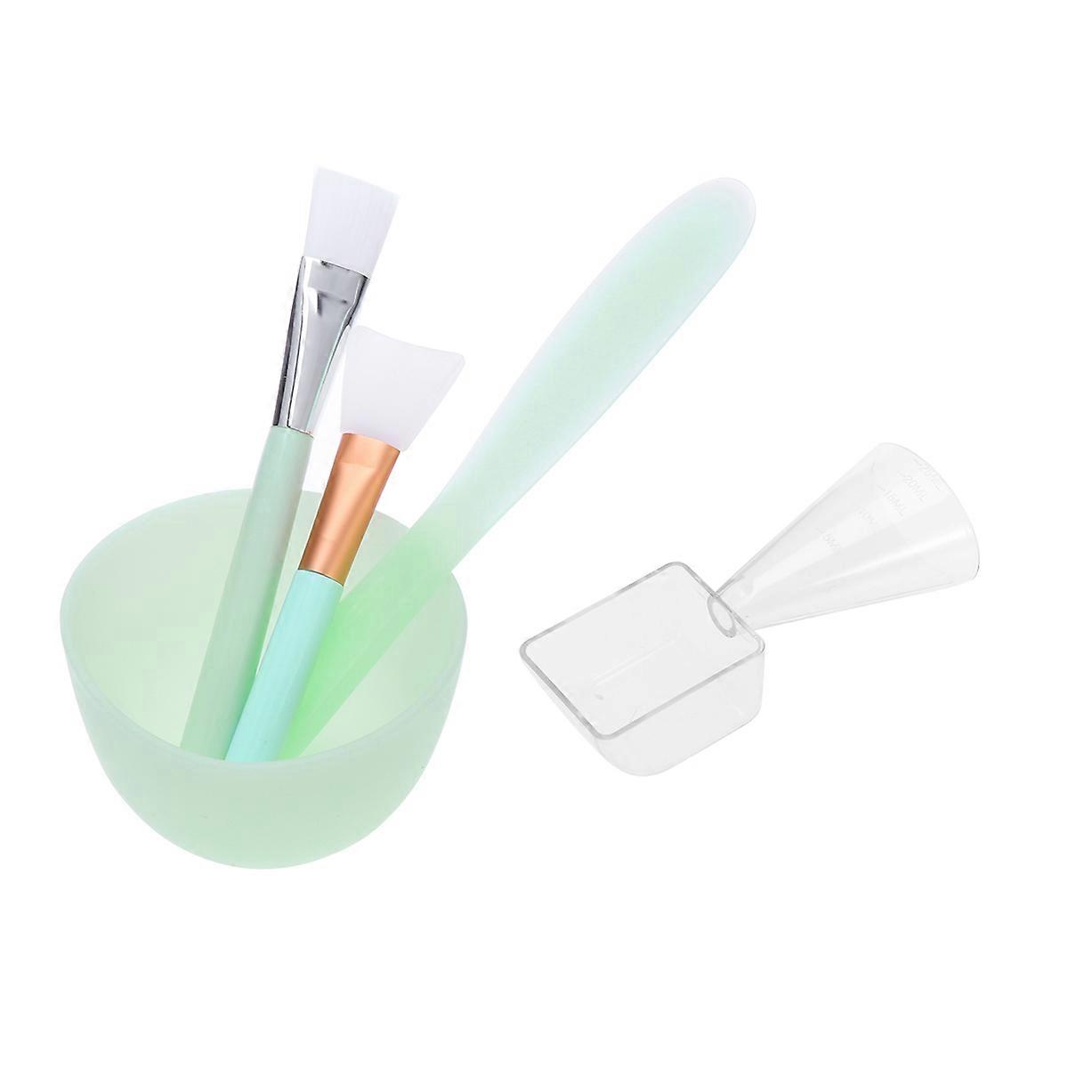Plastic Mask Set Silicone Face Mask Mixing Bowl for 5Pcs Set