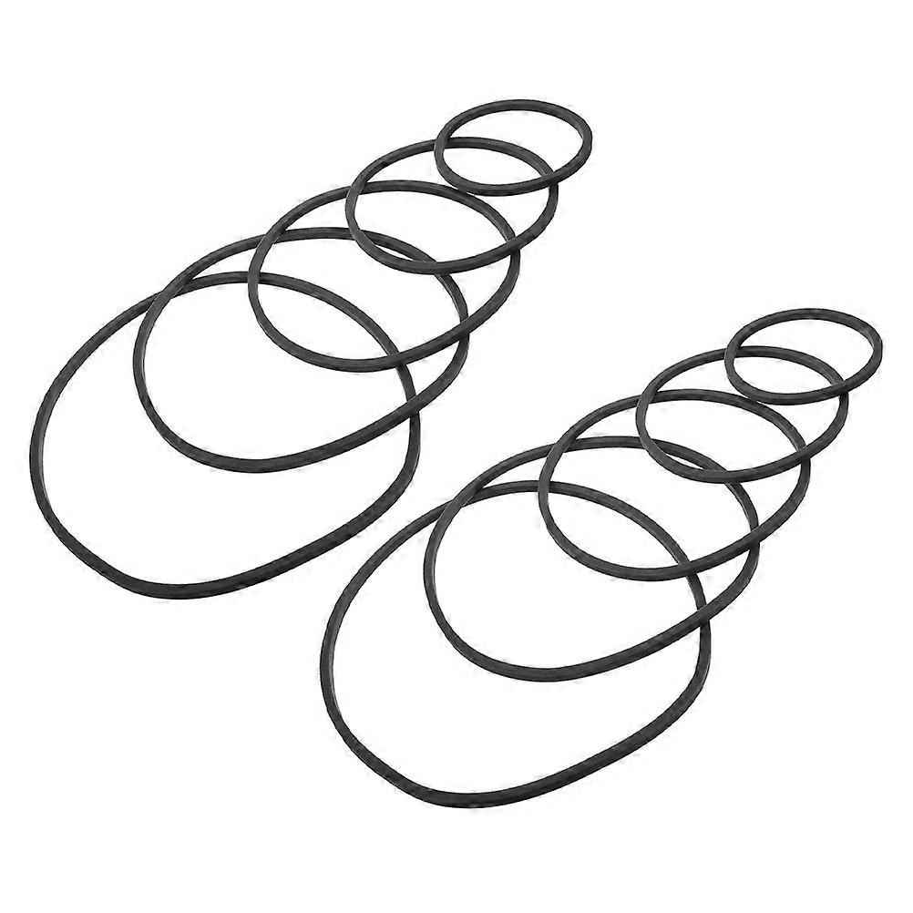 10Pcs Aquarium Floating Plant Rings for Dividing Fish Feeding Black Material