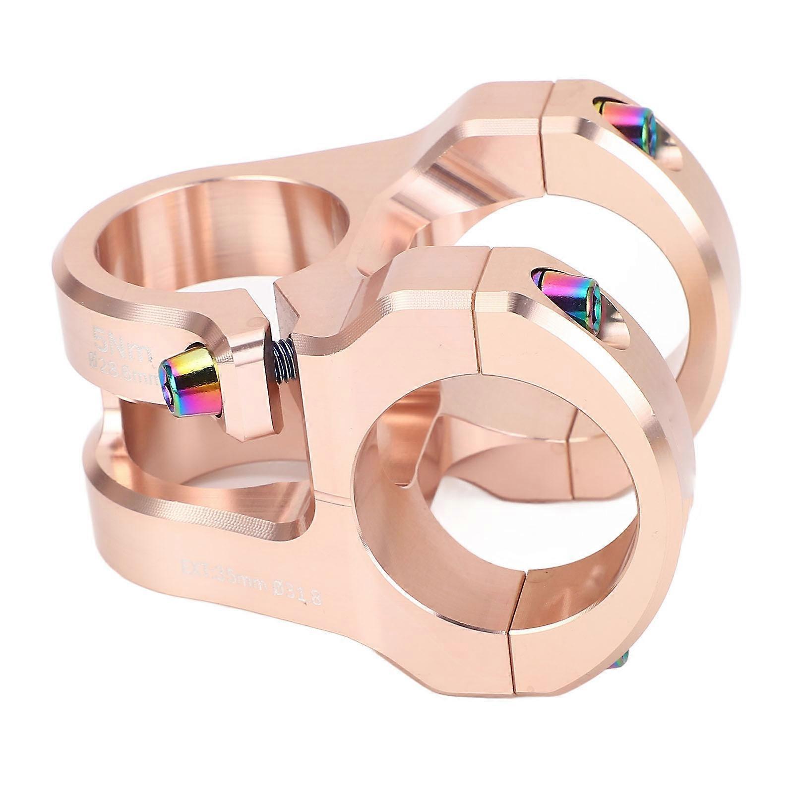 31.8x35mm Aluminum Alloy CNC Lightweight Short Cycle Stem Ti Color