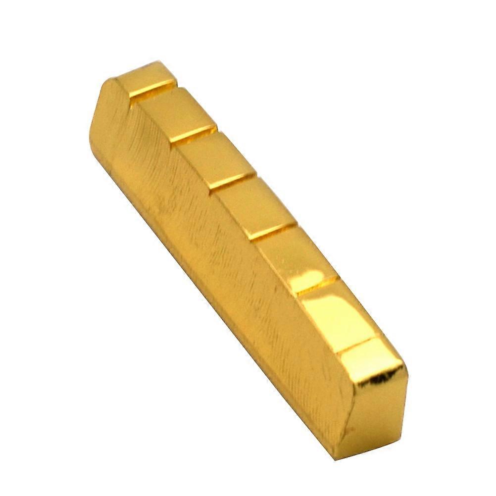 Folk Guitar Saddle Nut Brass Replacement for Guitar Bridge