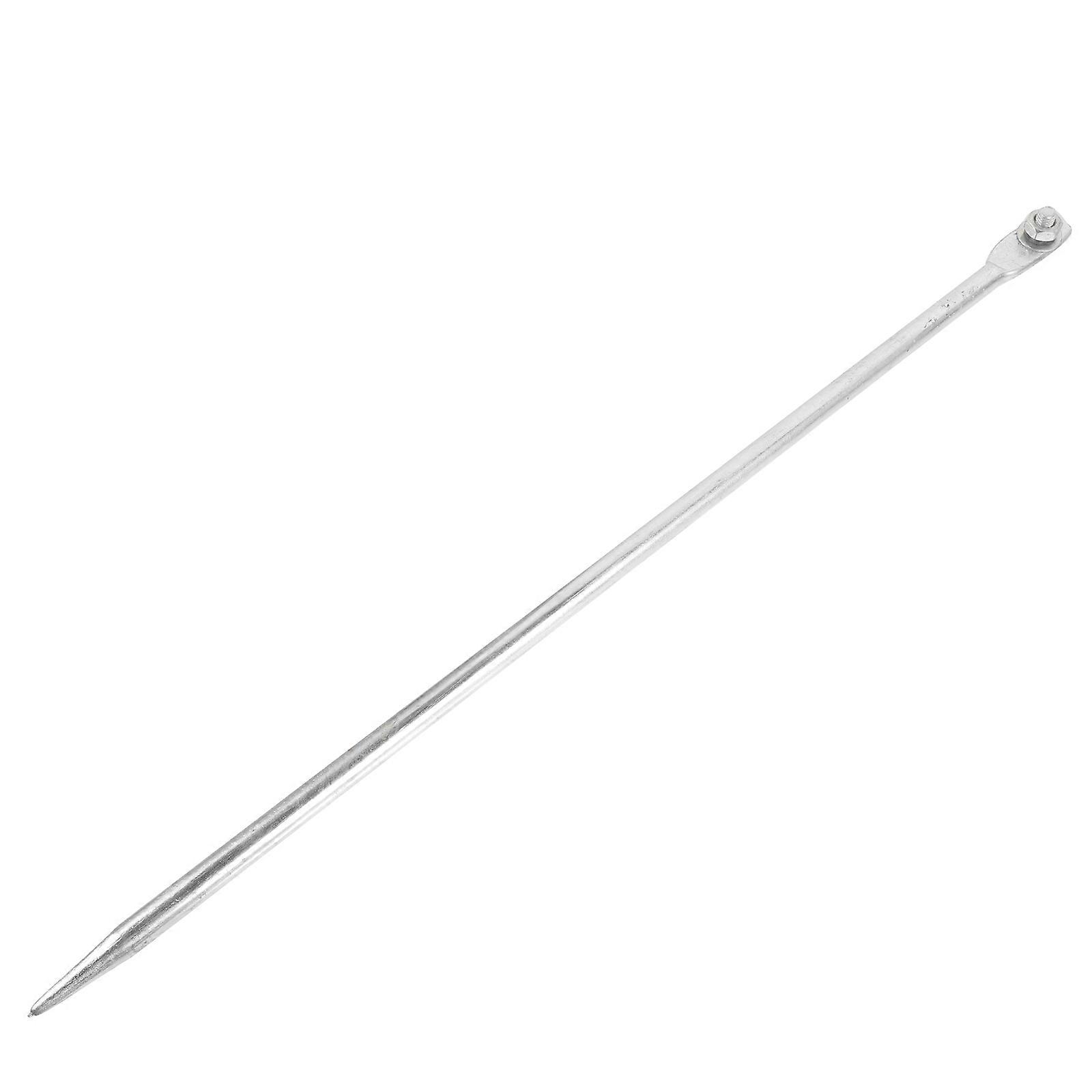 Iron Grounding Bar Protection Device For Electrical Systems Home Use 50X1.2Cm Durable 2Pcs