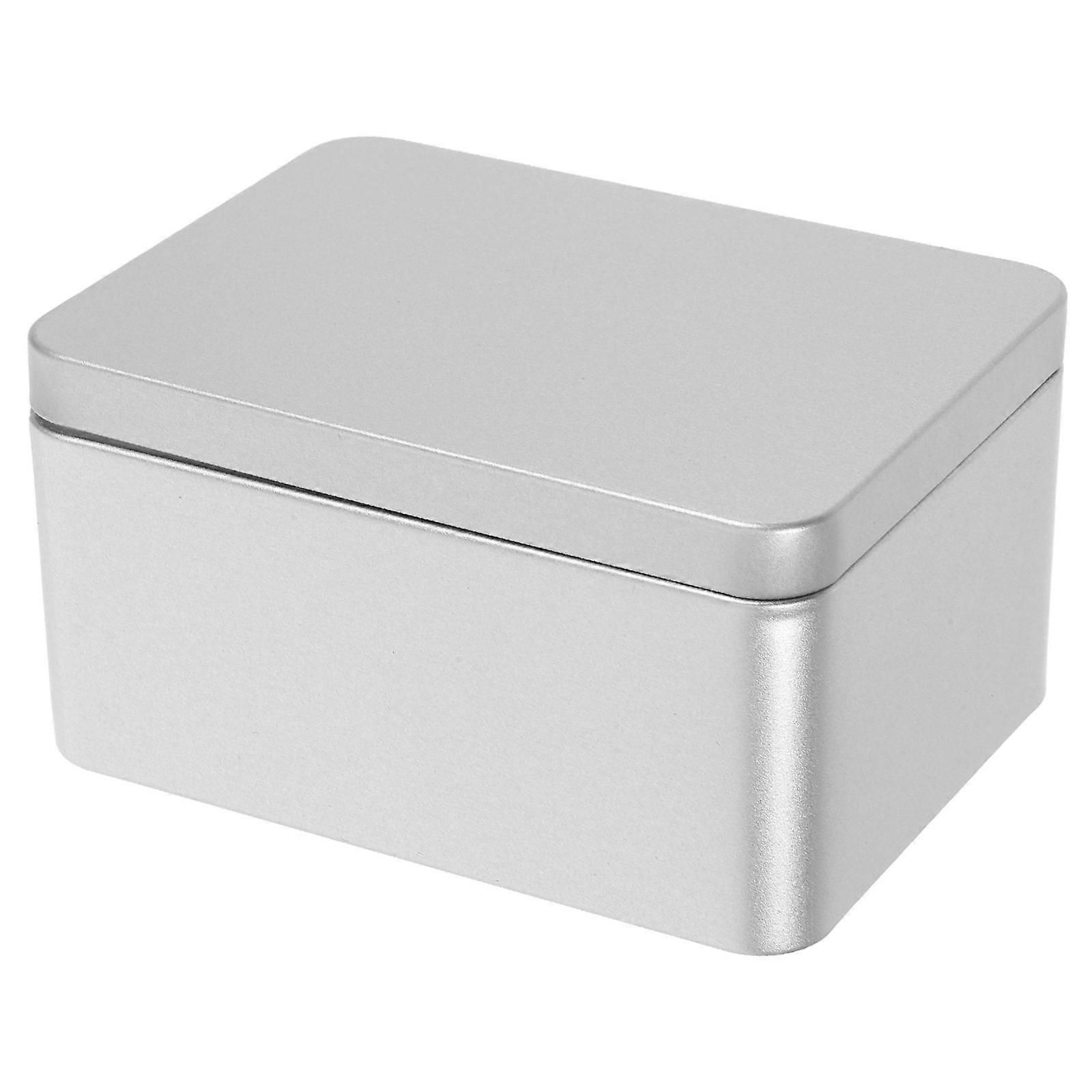 Tool Box Organizer Multipurpose Tinplate Storage Box for Candy Storage 2Pcs