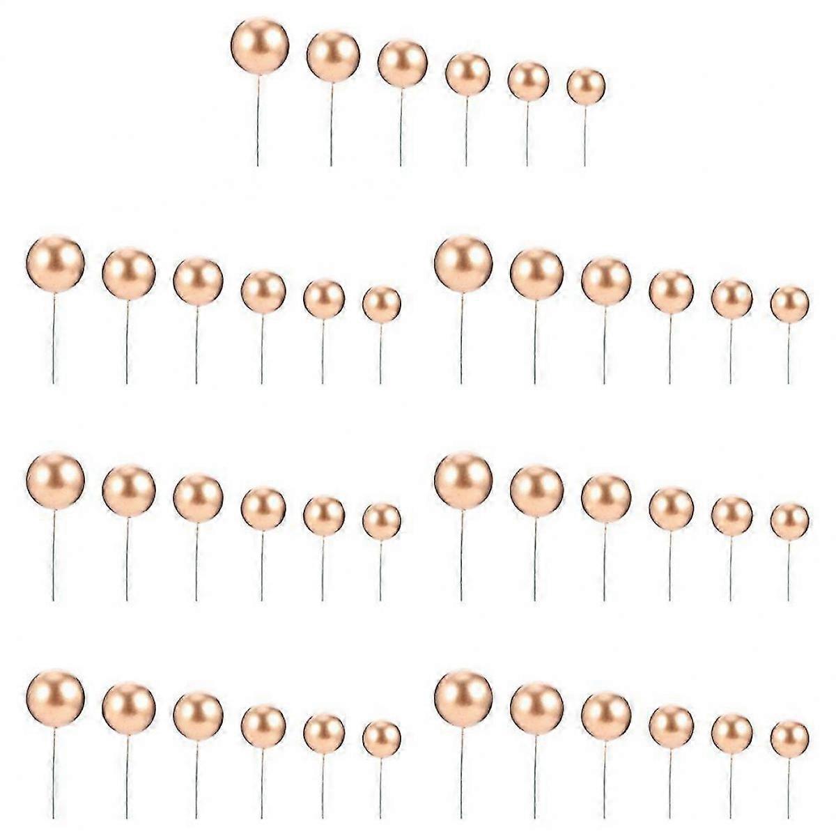 42Pcs Balls Cake Insert Toppers DIY Cake Insert Picks Decoration Cake Accessory